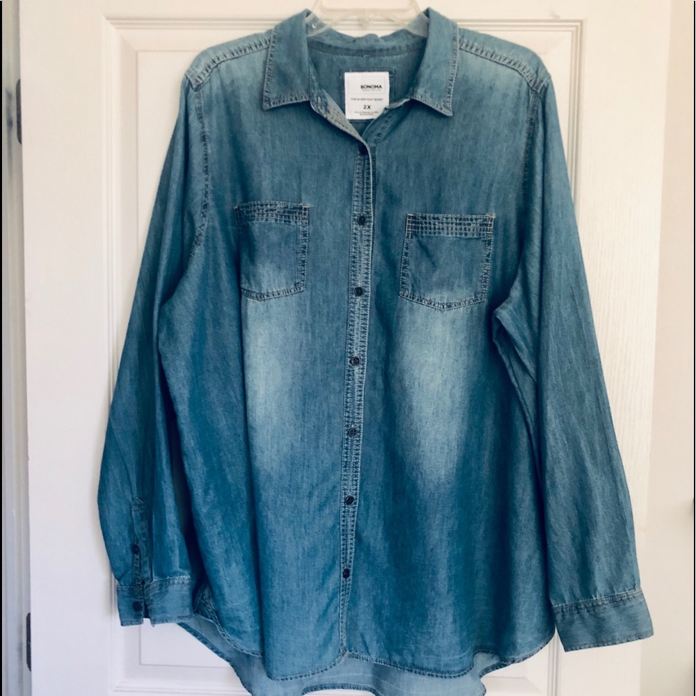 Everyday Jean Shirt 2x New